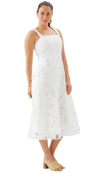 Embroidered Cut Out Sundress