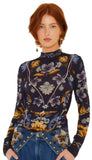 Golden Nature Jersey Blouse