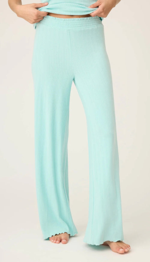Solid Smocked Waist-Pointellee