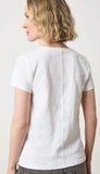 V-Neck Short Sleeve Seam Tee