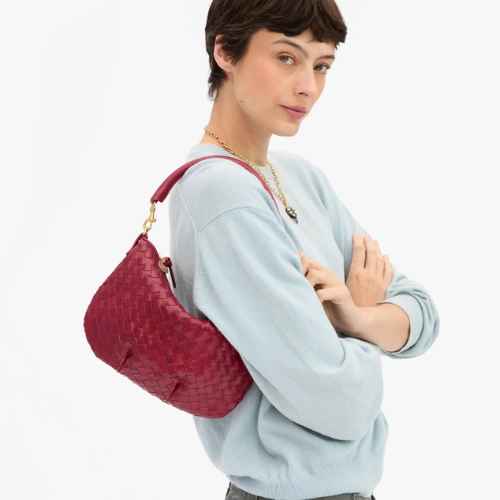 Petite Moyen Messenger-Medium Woven Diagonal