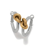 Interlok Single Knot 2 Tone Hoop