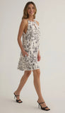 Halter Keyhole Mini Dress
