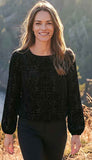 Velvet Burnout Boatneck Top
