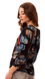 Soft Yarn 3/4 Sleeve Crewneck