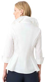 Double Lapel Collar Blouse