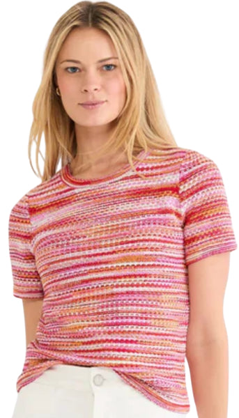 Spacedye Tuck Stitch Sweater Tee