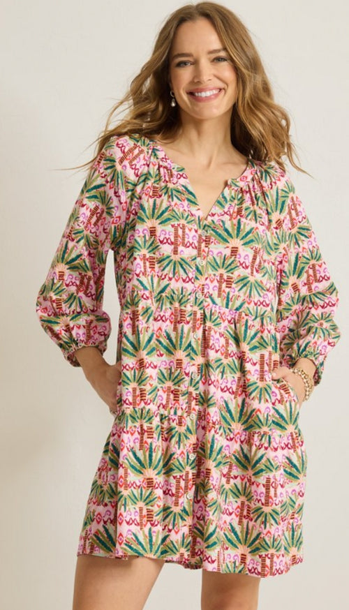 Palm Pointe 3/4 Sleeve Dress