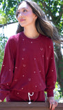 Long Sleeve Top-Hold Your Horses