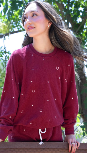 Long Sleeve Top-Hold Your Horses