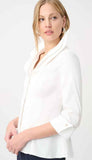 Double Lapel Collar Blouse