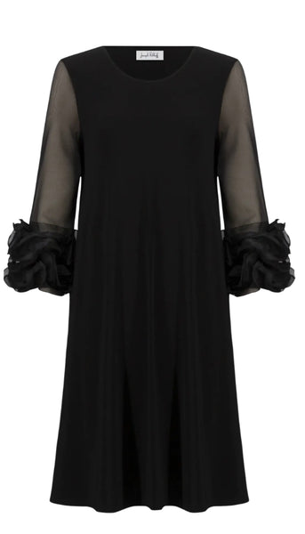 A-Line Dress With Ruffle Trim