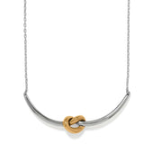 Interlok Single Knot  Tone Necklace