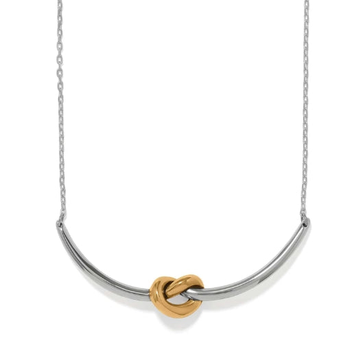 Interlok Single Knot  Tone Necklace