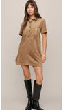 Leone Suede Mini Dress