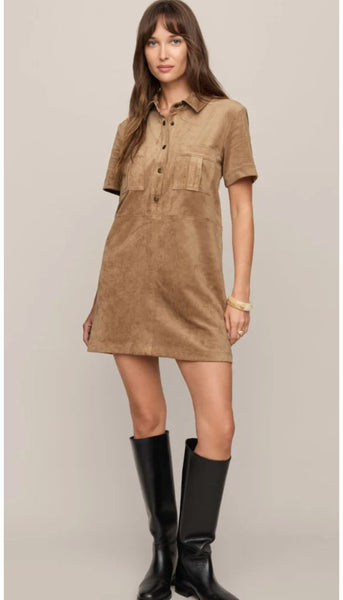 Leone Suede Mini Dress