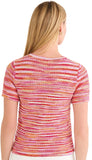 Spacedye Tuck Stitch Sweater Tee
