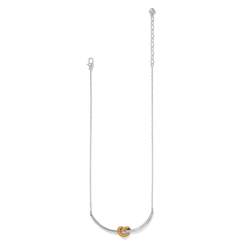 Interlok Single Knot  Tone Necklace