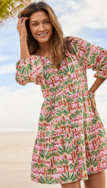 Palm Pointe 3/4 Sleeve Dress