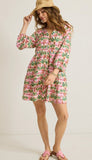 Palm Pointe 3/4 Sleeve Dress