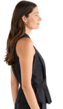 Stretch Linen Cinch Vest