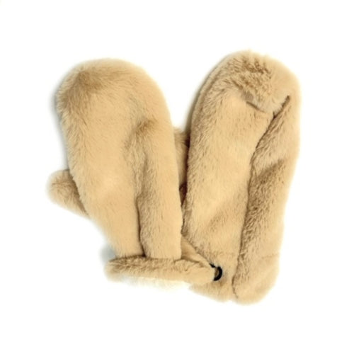 Faux Fur Mitten