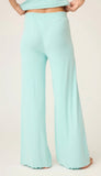 Solid Smocked Waist-Pointellee