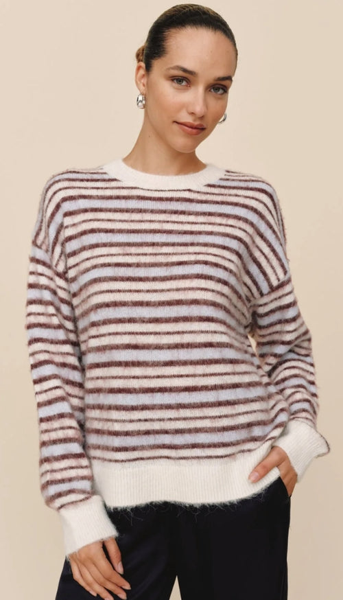Striped Crew Neck Sweater