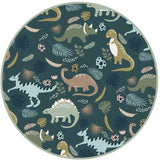 Prehistoric friends dinosaur Gown/Hat - Newborn