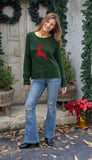 Reindeer Raglan Crew