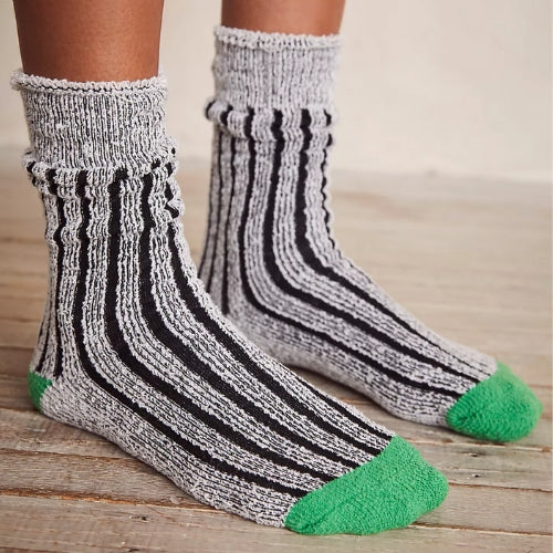 Plush Inside Out Crew Socks