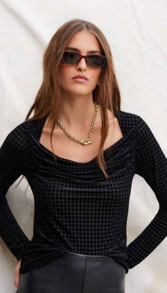 Payton Velvet Burnout Drape