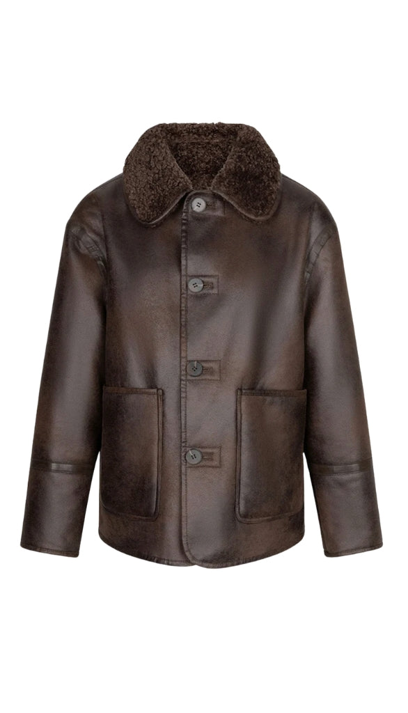 Reversible Shearing Coat