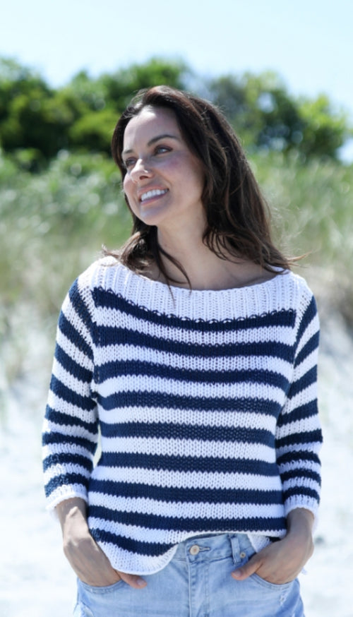 Newport 3/4 Sleeve Chunky Top