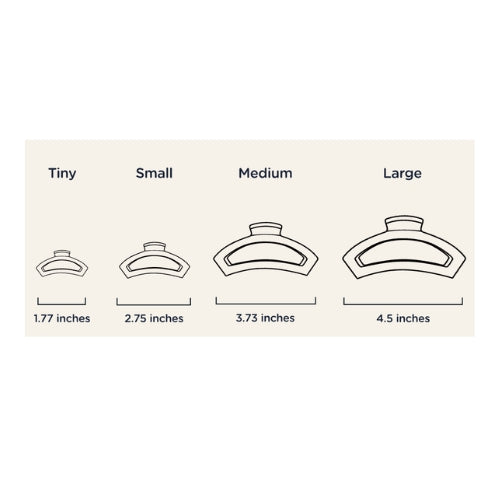 Open Small Hairclip-Summer Sky
