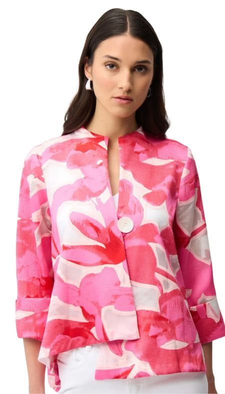 Long Sleeve Snap Front Reversible Jacket