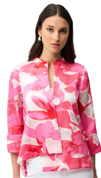 Floral Print Swing Jacket