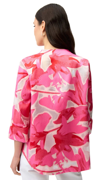 Floral Print Swing Jacket