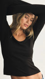 Second Skin Scoop Neck Top