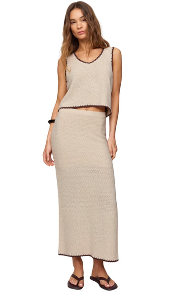 Yessenia Whipstitch Skirt