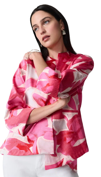 Floral Print Swing Jacket