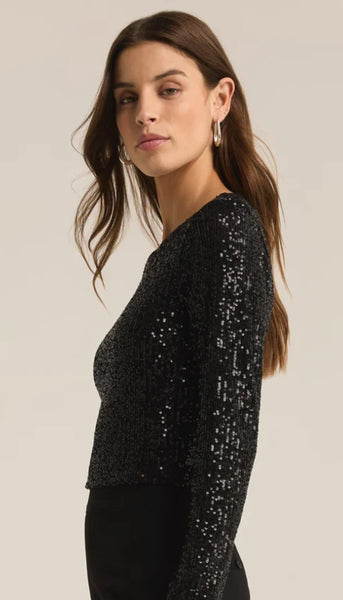 Aurora Sequin Top