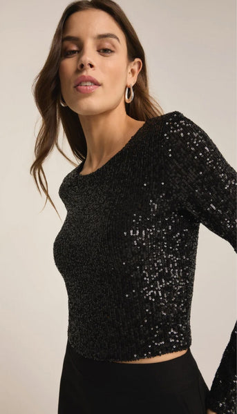 Aurora Sequin Top