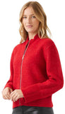 Mock Neck Two Way Zip Sweater