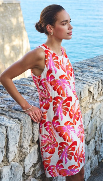 Sleeveless Dress-Wonders Print