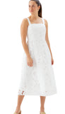 Embroidered Cut Out Sundress