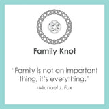 Small Pendant-Family Knot All Gold
