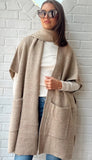 Brienne Scarf Poncho Cardigan