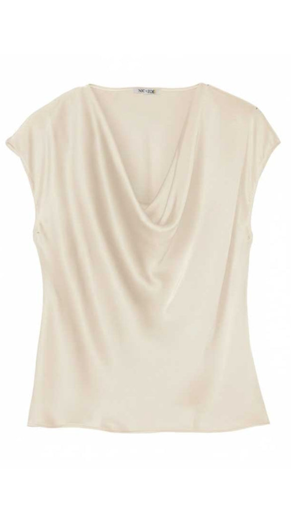 Drape Neck Day Gloss Tee