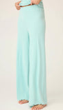 Solid Smocked Waist-Pointellee